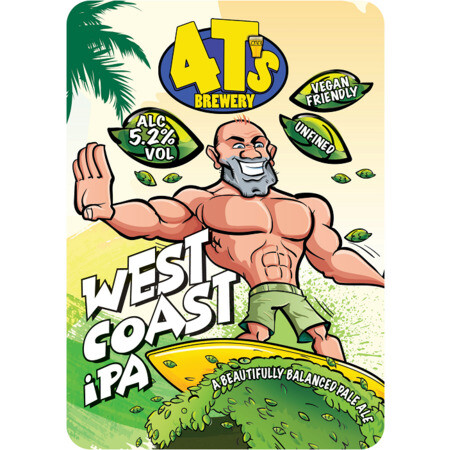 Buy 4Ts Brewery West Coast IPA | Buy Beer online direct from 4Ts Brewery |  